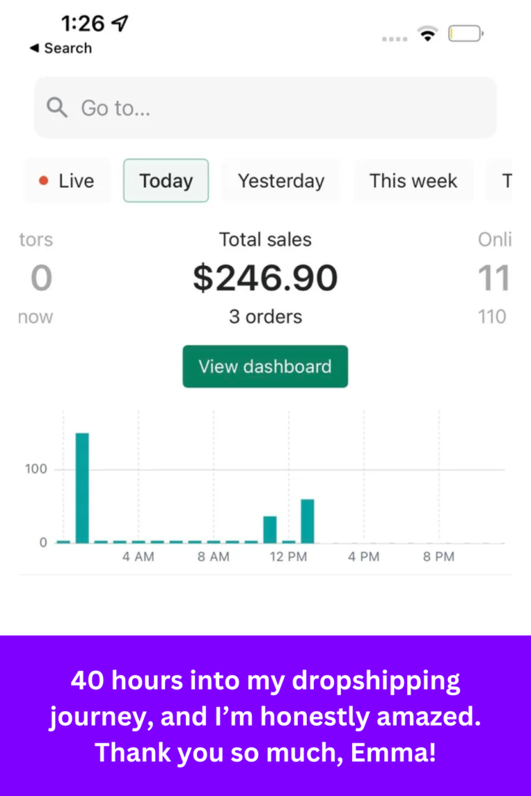 Dropshipping student sucess (2)